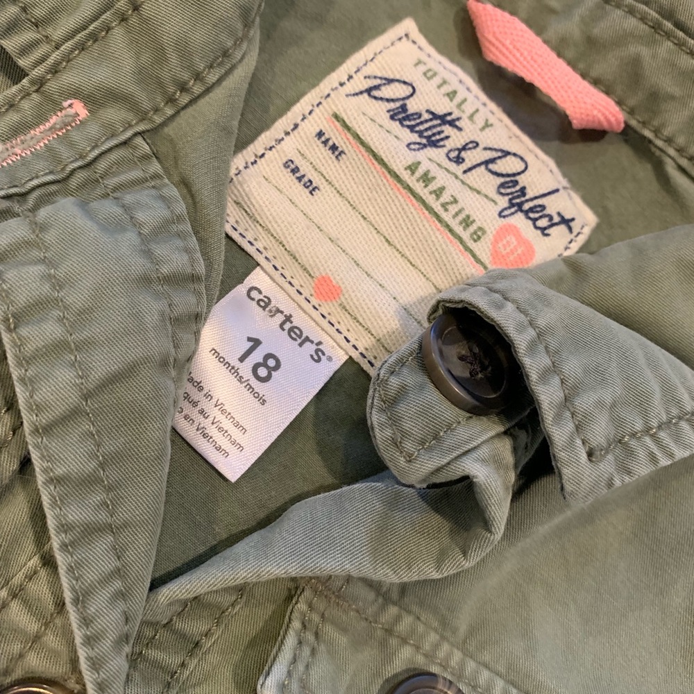 Carter’s Jacket In Olive Green - Picture 5 of 5